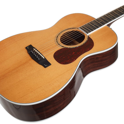 Cort Gold-O8 - Acoustic Guitar with Gig Bag - Natural Glossy (Gold O8/GoldO8)