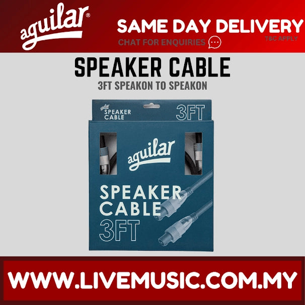 Aguilar 3FT Speakon to Speakon Speaker Cable ( AGSPK3 )