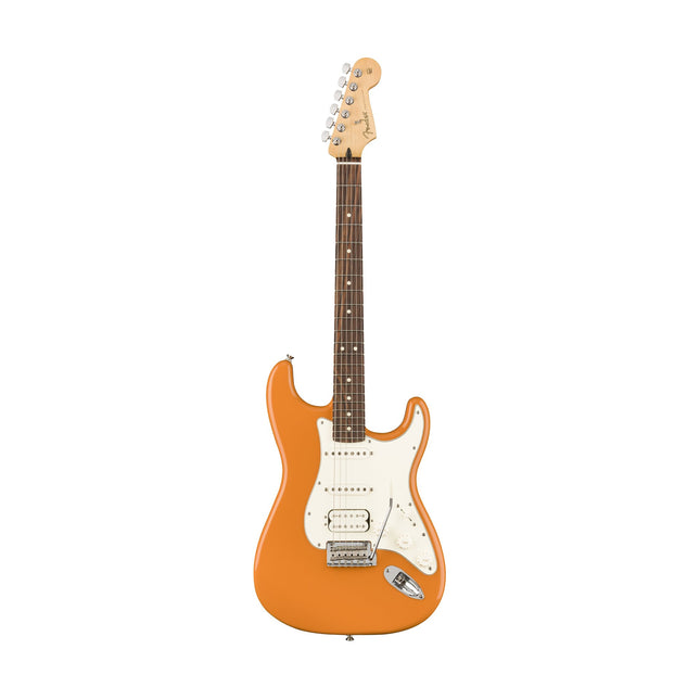 Fender Player HSS Stratocaster Electric Guitar, Pau Ferro Fretboard - Capri Orange