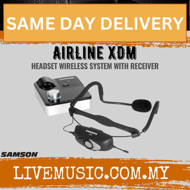 Samson AirLine XDm Fitness Headset System (2.4 GHz)