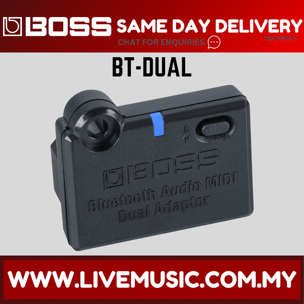 Boss BT-Dual - Bluetooth Audio MIDI Dual Adapter (BTDual)