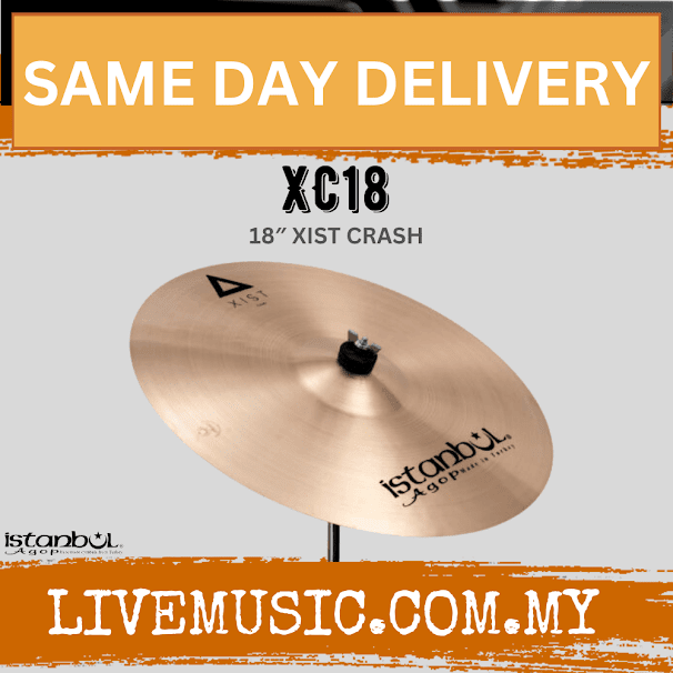 Istanbul Agop XC18 18" Xist Crash Cymbal (XC 18/XC-18)
