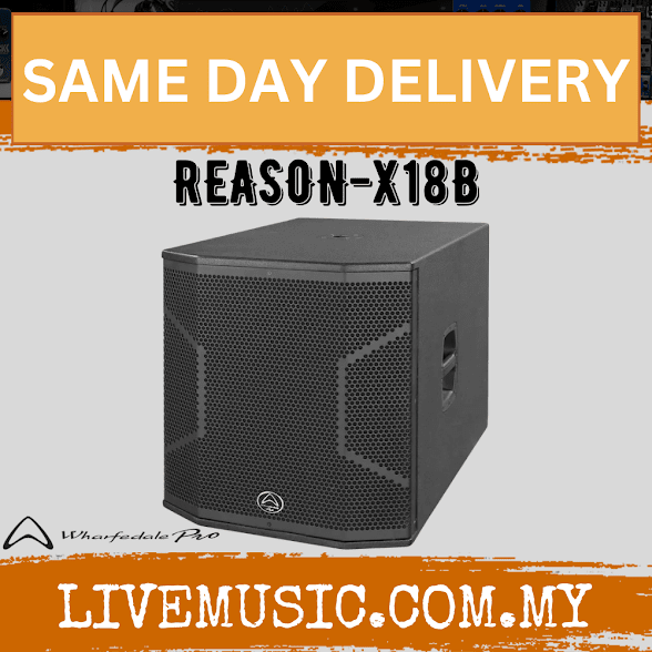 WHARFEDALE PRO REASON-X18B Series 1000 Watts RMS 18" Passive Subwoofer (REASON X18B/REASONX18B)