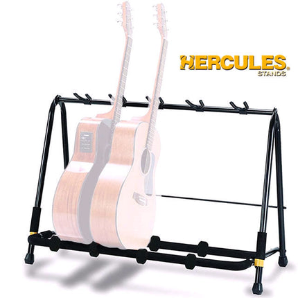 Hercules GS525B Plus 5-pc Guitar Display Rack W/ Casters ( GS525B-Plus / GS525BPlus )