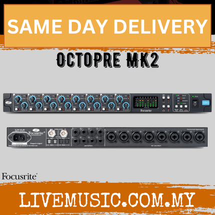 Focusrite Octopre Mark 2 Dynamic 8-channel Microphone Preamplifier with Compression