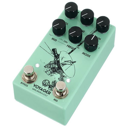 Walrus Audio Voyager Mkii Preamp Overdrive Pedal in Seafoam