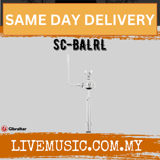 Gibraltar SC-BALRL Large 12.7mm L-Rod Ball Arm (SCBALRL/SC BALRL)