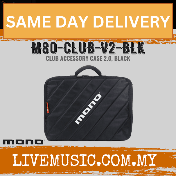 Mono Club Version 2.0 Accessory Case - Black (M80-CLUB-V2-BLK)