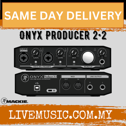 Mackie Onyx Producer 2-2 USB Audio Interface (Onyx Producer/OnyxProducer)