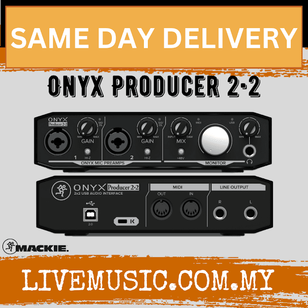 Mackie Onyx Producer 2-2 USB Audio Interface (Onyx Producer/OnyxProducer)
