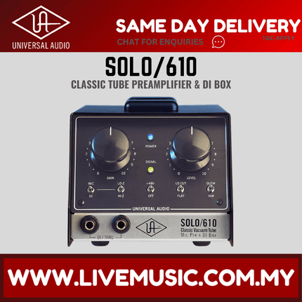 Universal Audio SOLO/610 Tube Desktop Microphone Preamp ( SOLO610 / SOLO-610 )