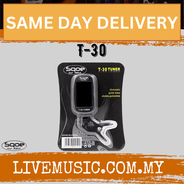 SQOE T-30 Guitar Tuner ( T30 / T 30 )