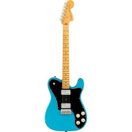 Fender American Professional II Telecaster Deluxe Electric Guitar, Maple Fretboard - Miami Blue