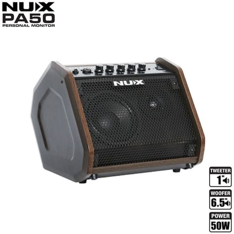 NUX PA-50 50-watts Personal and Drum Monitor (PA50)