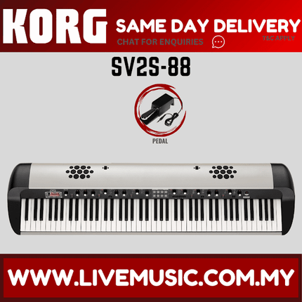 Korg SV-2S 88 Key Stage Vintage Piano (SV2/SV 2/SV2S/ SV 2S/SV2S88/SV 2S-88)