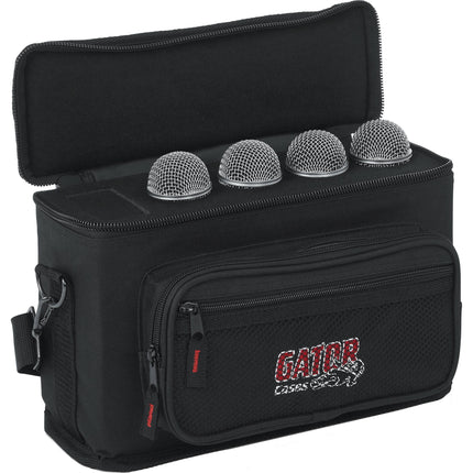 Gator GM-5W Lightweight Bag for 5 Wireless Mic Systems (GM5W)