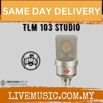 Neumann TLM 103 Studio Set Large-Diaphragm Condenser Microphone - Matte Nickle ( TLM103 / TLM-103 )