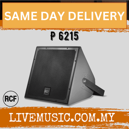 RCF P 6215 15" 600W Weatherproof 2-Way Speaker System - Black ( P6215 / P-6215 )