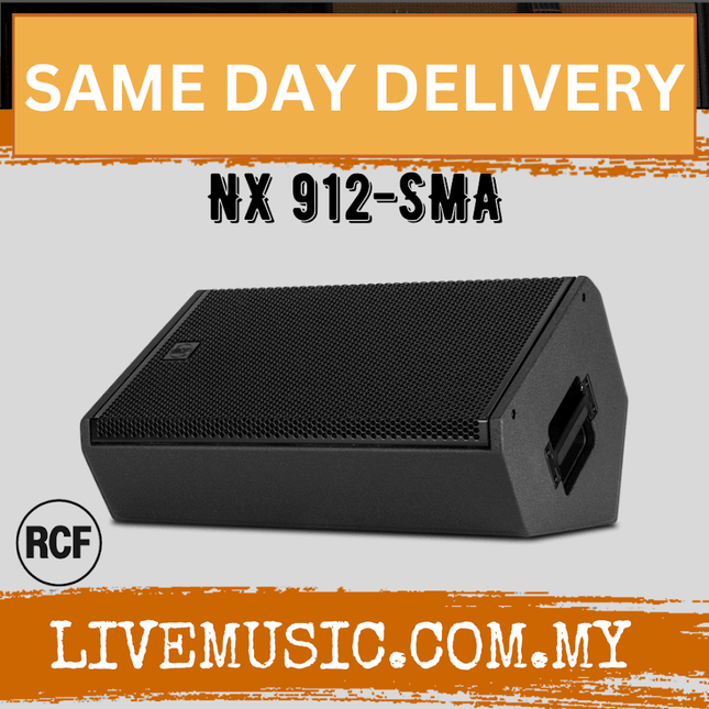 RCF NX 912-SMA 12" 2100W Active Stage Monitor (NX912SMA / NX 912 SMA)