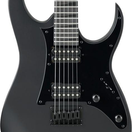 Ibanez Gio GRGR131EX HH Solid Body Electric Guitar Bound Purpleheart Fretboard - Black Flat (GRGR131-EX/GRGR131EX-BKF)