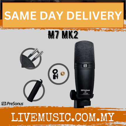 PreSonus M7 MKII Cardioid Condenser Microphone (M-7 MK2 / M7MK2)