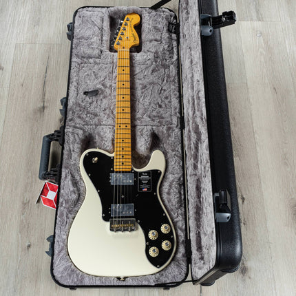 Fender American Professional II Telecaster Deluxe Electric Guitar, Maple Fretboard - Olympic White