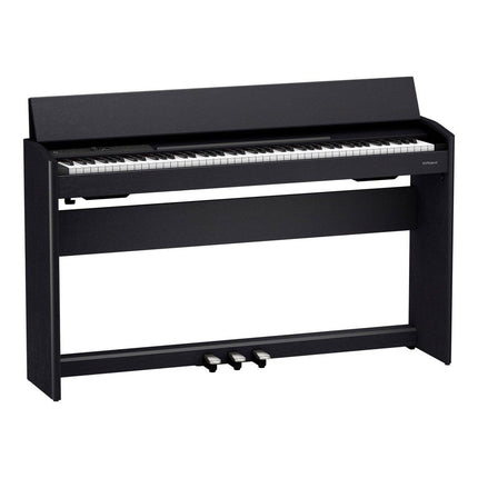 Roland F-701 *NEW MODEL* 88-key Digital Home Piano with RH5 Headphone - Black (F701/F 701/RH-5) Replace For F-140R/F140R