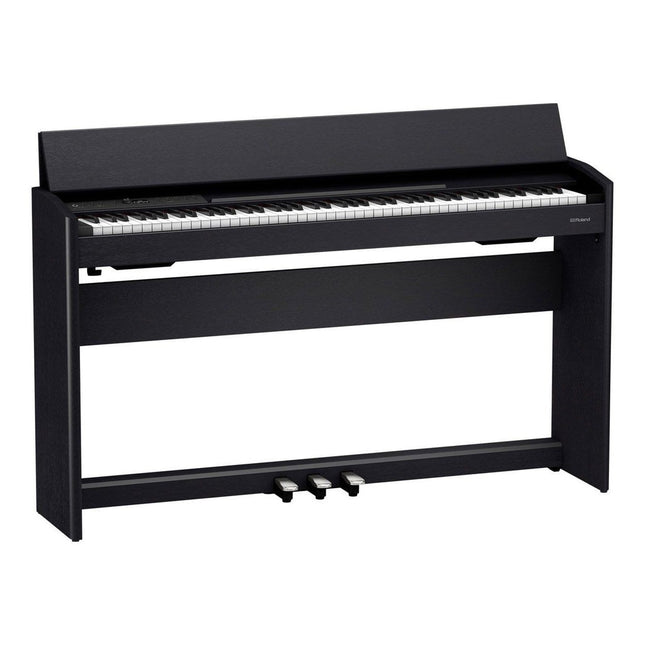 Roland F-701 *NEW MODEL* 88-key Digital Home Piano with RH5 Headphone - Black (F701/F 701/RH-5) Replace For F-140R/F140R