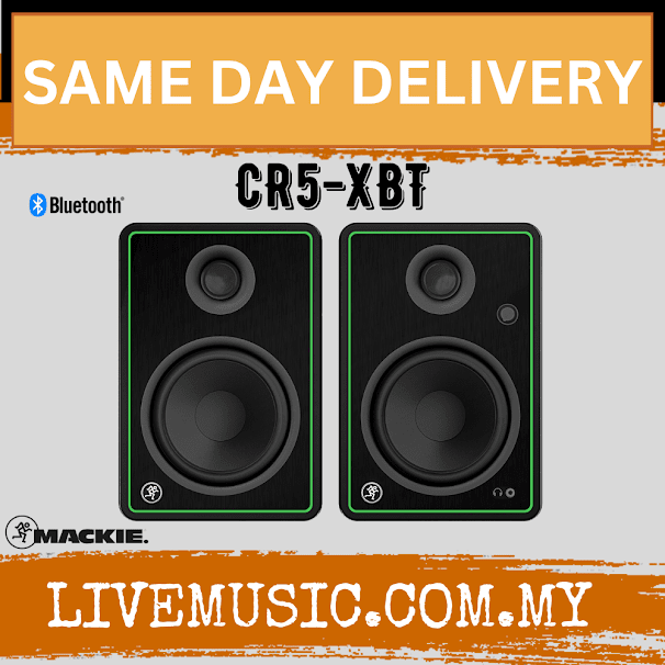Mackie CR5-XBT 5 inch Multimedia Monitors with Bluetooth - Pair (CR5XBT/CR5 XBT/CR5X/CR5 X)