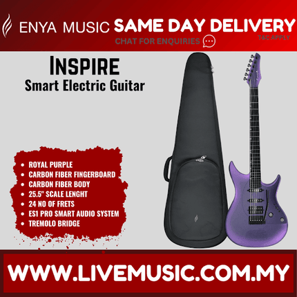 ENYA Inspire Smart Electric Guitar - Royal Purple (INSPIRESMART)
