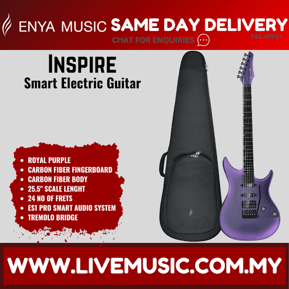 ENYA Inspire Smart Electric Guitar - Royal Purple (INSPIRESMART)