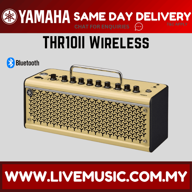 Yamaha THR10II Wireless 20 Watt 2x3 Guitar Combo Amplifier Modeling Amp w/Bag (THR10 II THR 10II)