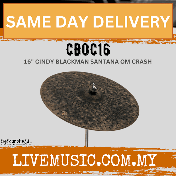 Istanbul Agop CBOC16 16" OM Crash Cymbal ( CBOC-16 / CBOC 16 )