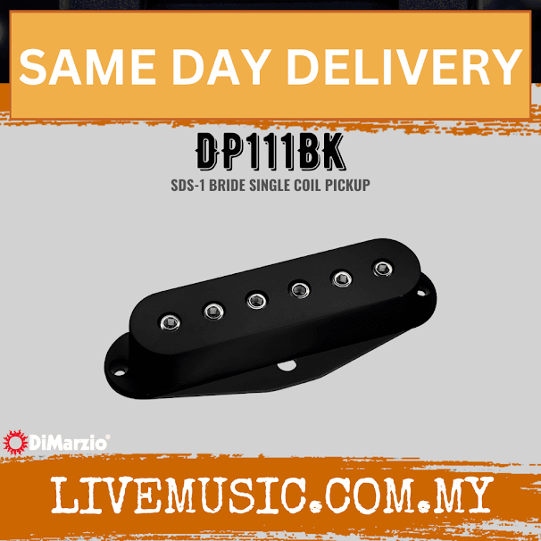 DiMarzio DP111 SDS-1 Guitar Pickup - Black (DP111 BK/DP111-BK)