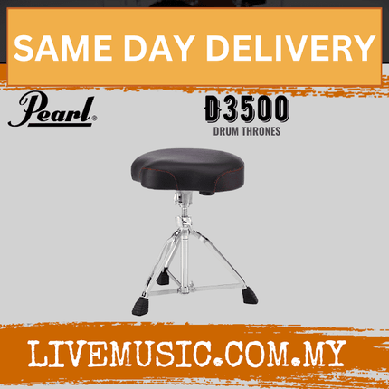 Pearl AD3500 Roadster Multi-Core Saddle Drum Throne (AD-3500/D3500)