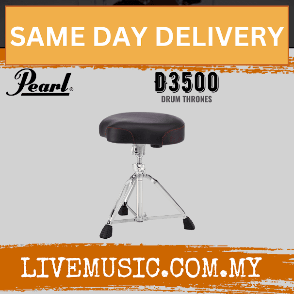 Pearl AD3500 Roadster Multi-Core Saddle Drum Throne (AD-3500/D3500)