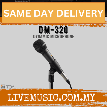 TOA DM-320 Dynamic Microphone ( DM320 / DM 320 )