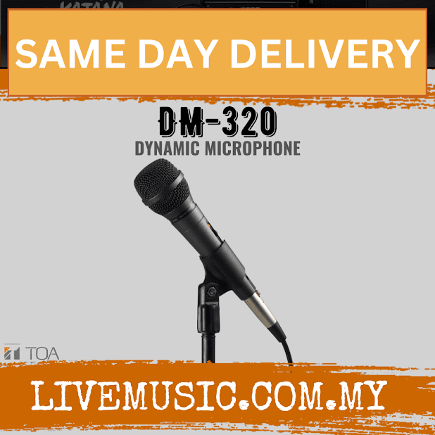 TOA DM-320 Dynamic Microphone ( DM320 / DM 320 )