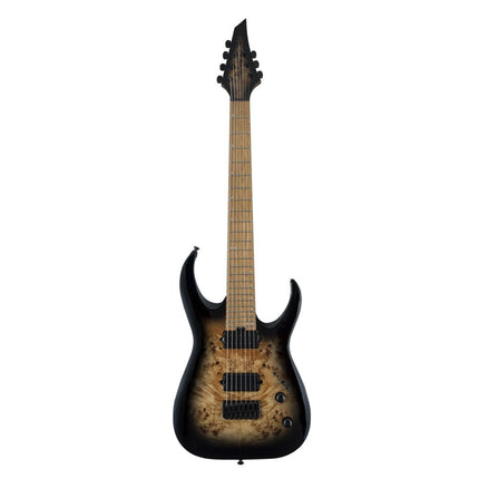 Jackson Pro Series Misha Mansoor Juggernaut HT7P Electric Guitar, Caramelized - Black Burst (HT7-P/HT7 P)