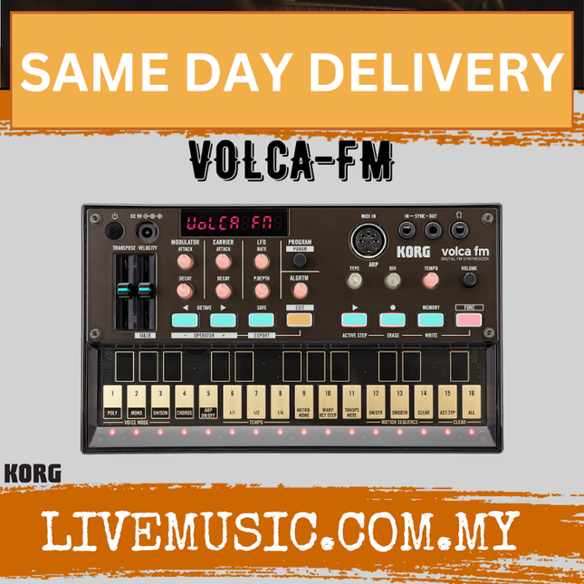 Korg Volca-FM Synthesizer Module With Sequencer Midi Controller (VolcaFM/Volca FM)