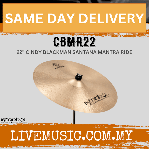 Istanbul Agop CBMR22 22" Mantra Ride Cymbal ( CBMR-22 / CBMR 22 )