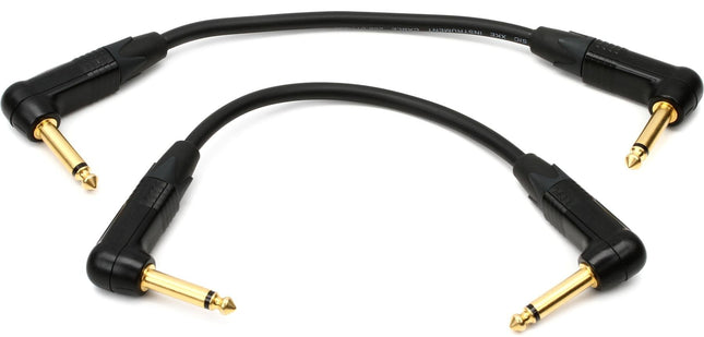 PRS Signature Patch Cable, 6inch, Angle/Angle - Pack of 2