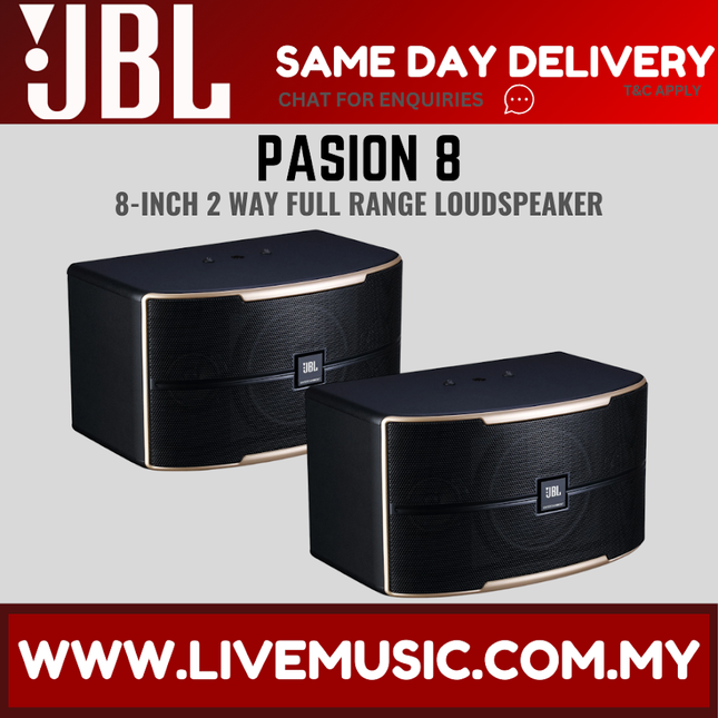 JBL Pasion Series Karaoke Speaker 6F" 8" 10" 12" Full-Range Karaoke speaker ( Pasion 6 Pasion 8 Pasion 10 Pasion 12 )