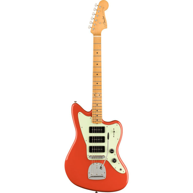 Fender Noventa Jazzmaster Electric Guitar, Maple Fretboard - Fiesta Red