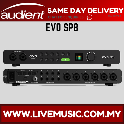 Audient EVO SP8 - 8 Channel Smart Preamp with AD/DA