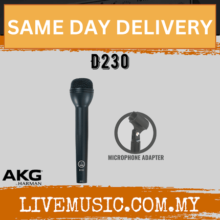 AKG D230 High Performance Dynamic ENG Microphone (D 230)