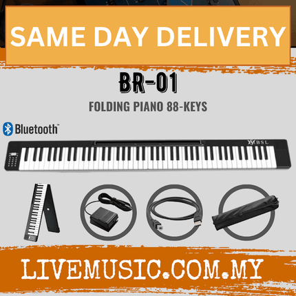BSL BR-01 88 Keys Digital Piano With Touch Sensitivity Keyboard  ( BR 01 /  BR01 / LMC )