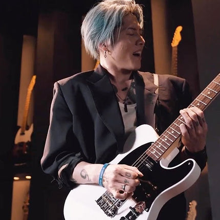 Fender Japan Miyavi Telecaster Electric Guitar, Rosewood Fretboard with FREE Gig Bag - Arctic White