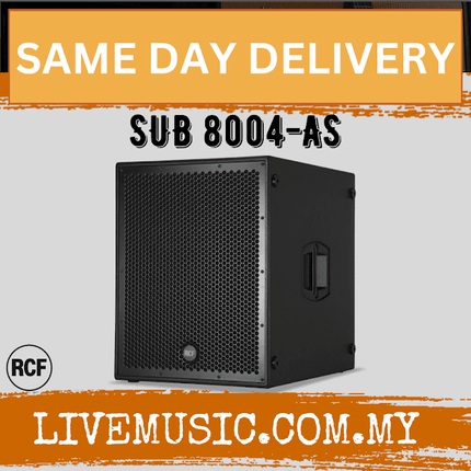 RCF SUB 8004-AS Professional Series 2500W 18" Active Subwoofer ( SUB 8004 AS / SUB8004AS )