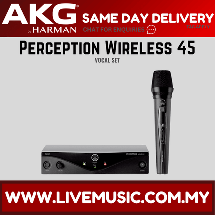 AKG Perception Wireless 45 Vocal Set / Presenter Set / Instrument Set